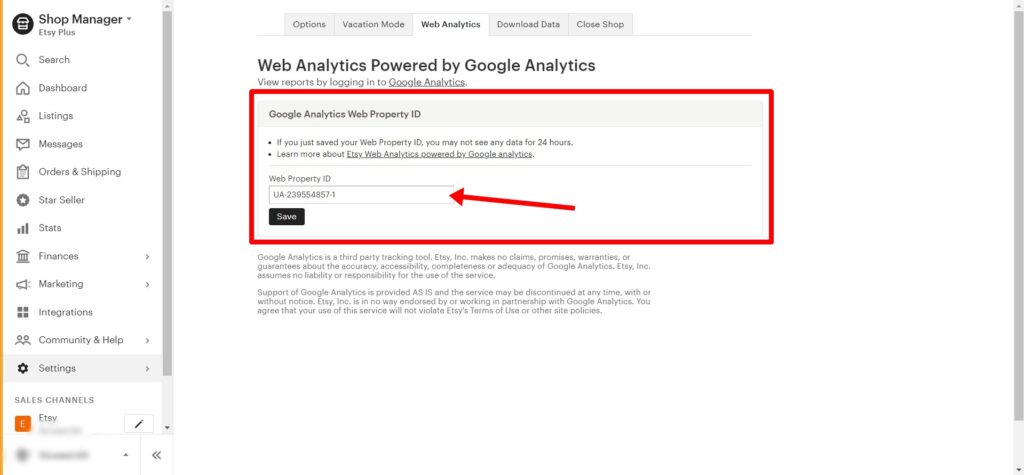 Web Analytics Powered by Google Analytics